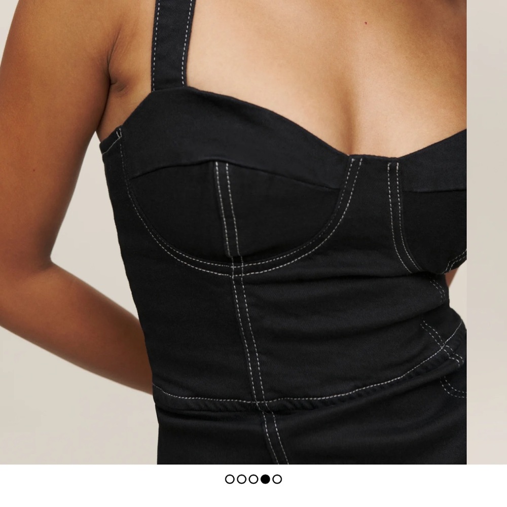 Reformation jean dress